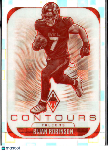 Bijan Robinson 2025 Panini Phoenix Contours /249 Atlanta Falcons