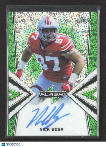 2019 Leaf Flash Nick Bosa #BA-NB1 Green Prism /20