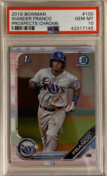 2019 Bowman Chrome Wander Franco PSA 10