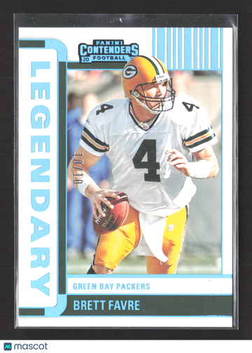 2023 Panini Contenders Football Legendary Brett Favre #LGD-BFA /10