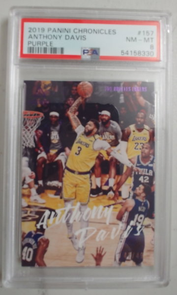 2019-20 NBA Chronicles Anthony Davis /49 PSA 8