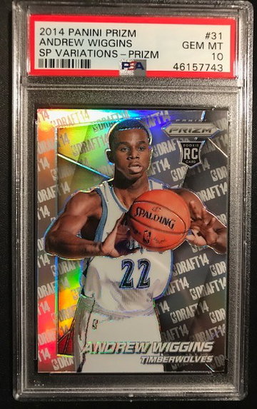 Andrew Wiggins 2014-15 Prizm Silver Variation PSA 10