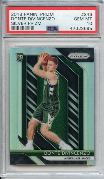 Donte Divincenzo Silver Prizm PSA 10
