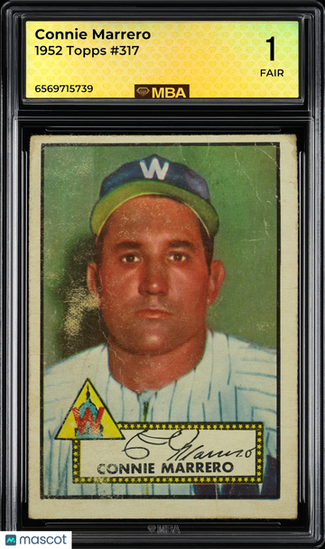 1952 Topps Connie Marrero #317 MBA 1