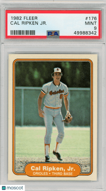 1982 Fleer Cal Ripken JR. #176 PSA 9
