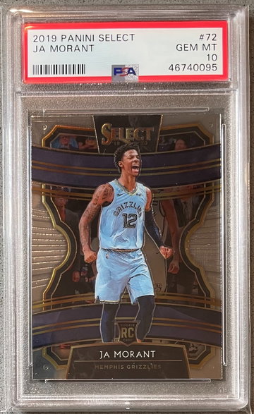 2019-20 Donruss Optic JA Morant Base PSA 10