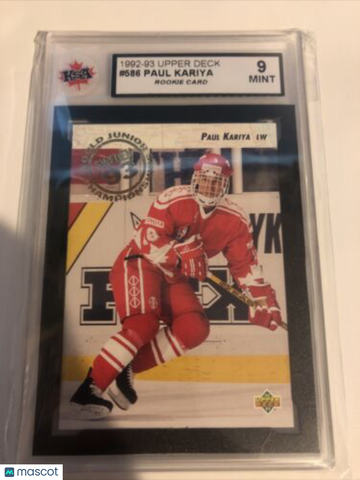1992-93 Upper Deck Paul Kariya KSA 9