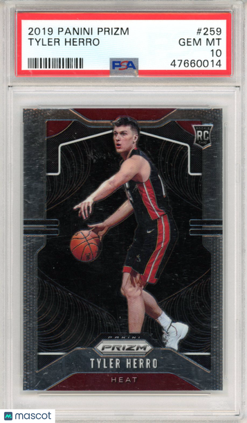 2019 Panini Prizm Tyler Herro #259 PSA 10