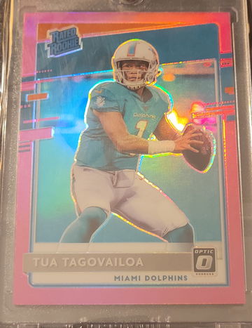 2020 Panini Donruss Optic Pink Rated Rookie Tua Tagovailoa RC #152