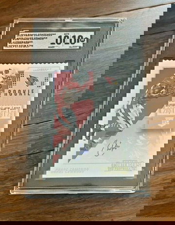 CHASE EDMONDS 2018 CONTENDERS TICKET STUB AUTO RC #'d 5/29 SGC 10 Auto 10