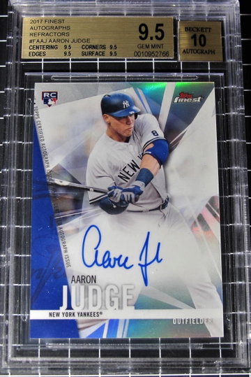2017 Finest Aaron Judge Refractors Auto