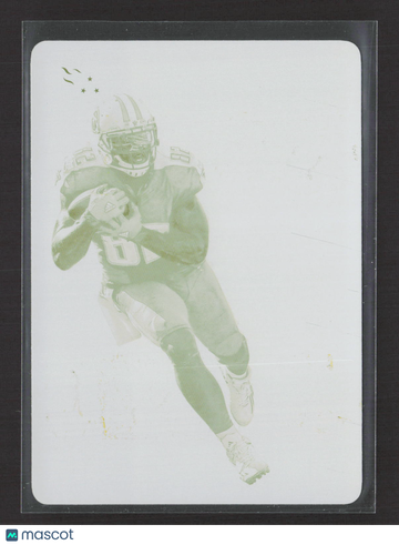 2017 Panini Rookies & Stars Delanie Walker #94 Yellow Printing Plate /1 Authentic Printing Plate