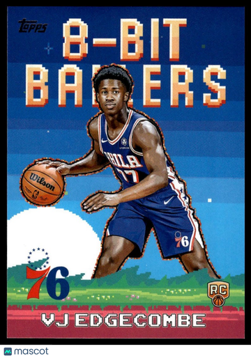 2025-26 Topps VJ Edgecombe #8B-33 8-Bit Ballers
