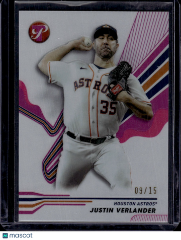 2024 Topps Pristine Justin Verlander #182 Pink /15
