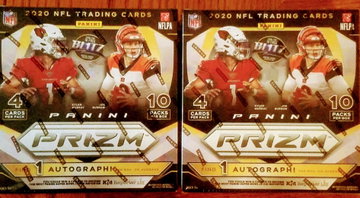 2020 Panini Prizm Football Walmart Megas 40 Cards Per Lot x 2