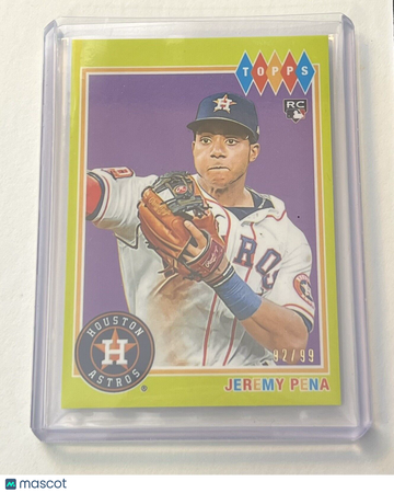 2022 Topps Brooklyn Jeremy Pena #11 Rookie Rookie