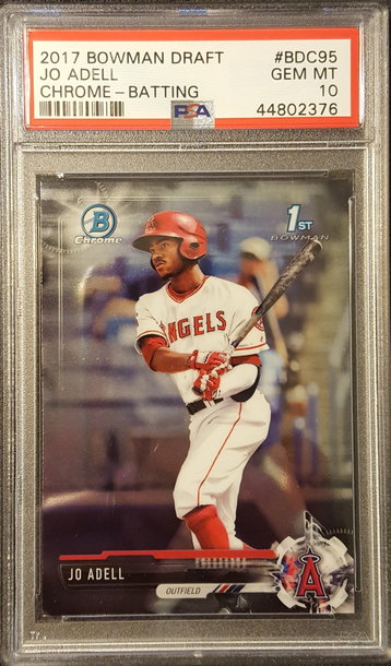 2017 Bowman Chrome Jo Adell PSA 10