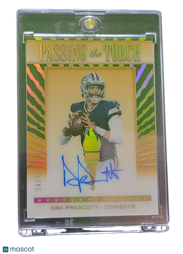 2022 Panini Clearly Donruss Passing the Torch Dak Prescott #PT-DP /49