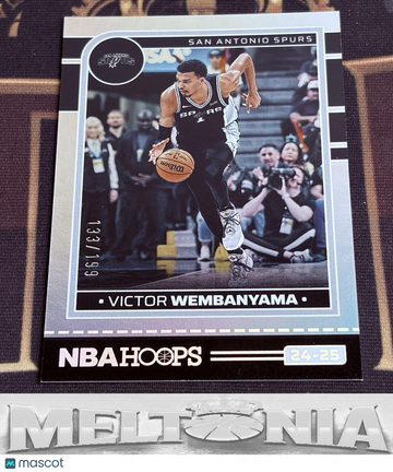 2024-25 Hoops Victor Wembanyama #165 Silver SN