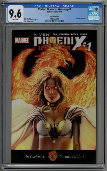 X-Men: Phoenix-Warsong CGC 9.6 Top Cow edt. Tyler Kirkman variant cover