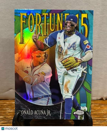 2025 Topps Chrome - Fortune 15 Ronald Acuña Jr. #F15-4
