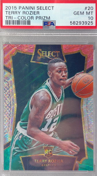 2015 Select Tri Color Prizm Terry Rozier PSA 10