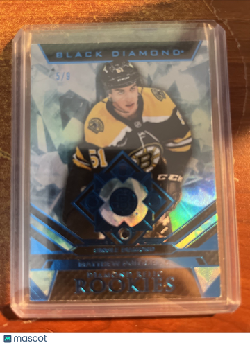 2023-24 UPPER DECK BLACK DIAMOND MATTHEW POITRAS #BDR-MP Blue Parallel/Variety Rookie Insert