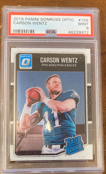 Carson Wentz Optic PSA 9