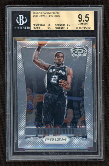 2012-13 Kawhi Leonard Panini Prizm Rookie BGS 9.5