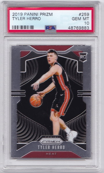 2019 Prizm Tyler Herro PSA 10