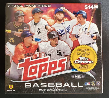 2014 Topps Chrome Update Mega Box Refractors 7 Packs Mookie Betts Jacob DeGrom George Springer RC