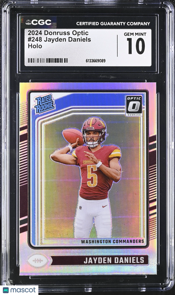 2024 Donruss Optic Jayden Daniels #248 Holo CGC 10