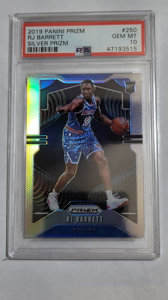 RJ Barrett 2019 Prizm Silver PSA 10