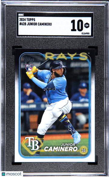 2024 Topps Junior Caminero #628 RC SGC 10