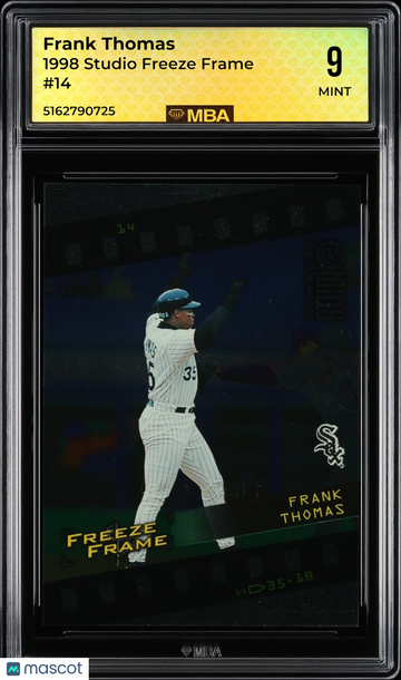 1998 Studio Freeze Frame Frank Thomas #14 2031/4500 MBA 9