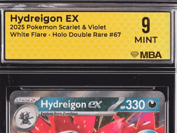 2025 Pokemon Scarlet & Violet White Flare Hydreigon Holo MBA 9 #67