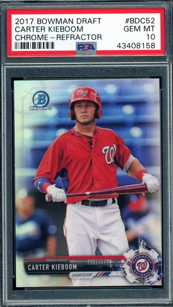 Carter Kieboom 2017 Bowman Chrome Refractor