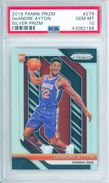 DeANDRE AYTON 2018 PRIZM SILVER PSA 10 #2168