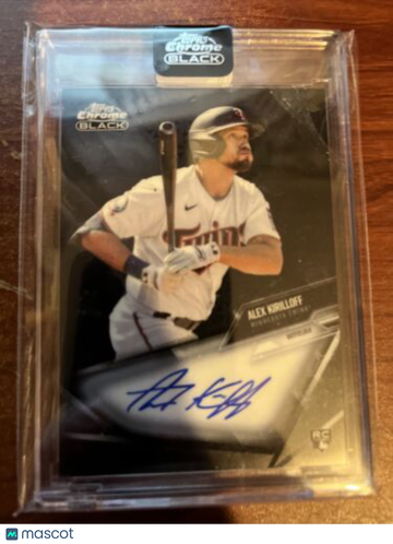2021 Topps Chrome Black Alex Kirilloff #CBA-AK Exclusive