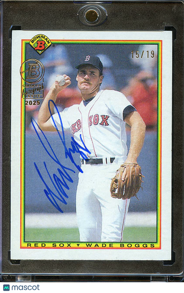 1990 Topps Bowman Wade Boggs #281 /19
