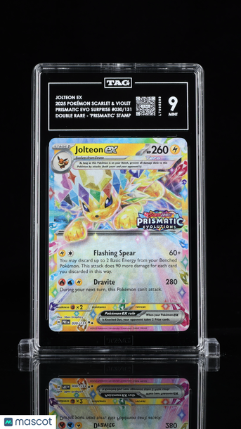Pokémon Scarlet & Violet Jolteon ex TAG 9 #030/131