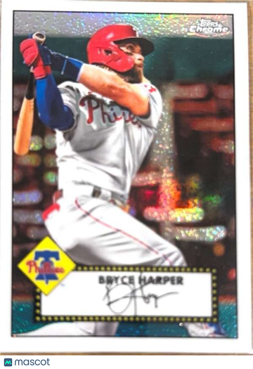 2021 Topps - 1952 Topps Redux Chrome Bryce Harper #TC52-21