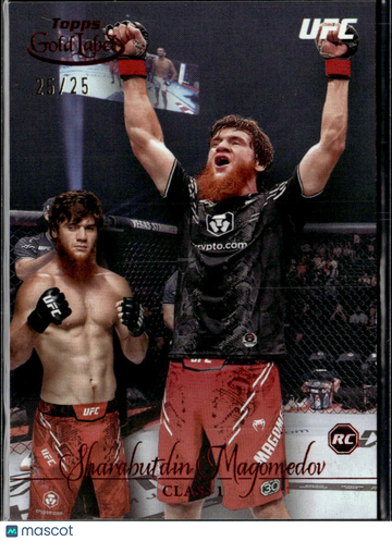 2024 Topps Gold Label UFC Sharabutdin Magomedov #73 Class 1 /25 RC