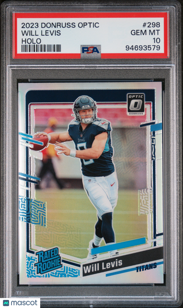 2023 Panini Donruss Optic Will Levis #298 Holo PSA 10