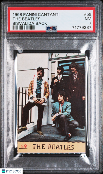 1968 Panini Cantanti The Beatles #59 PSA 7