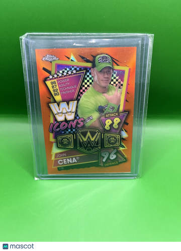 2021 Topps Chrome WWE Slam Attax John Cena #179 Orange Parallel/Variety Base Set