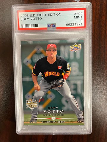 2008 Upper Deck 1st Edition Joey Votto PSA 9