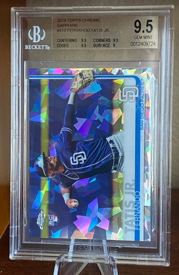 Fernando Tatis Jr. Chrome Sapphire