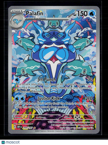 Pokemon 2023 Obsidian Flames Palafin #200/197