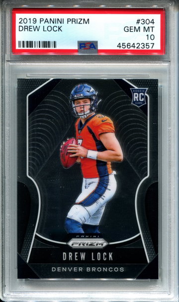 Drew Lock Prizm Psa 10